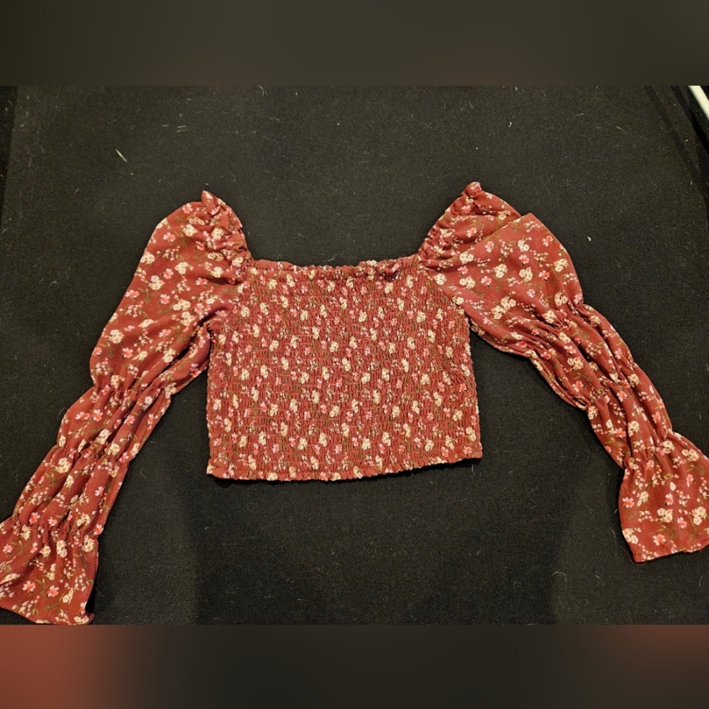 Floral Long Sleeve Summer Top
